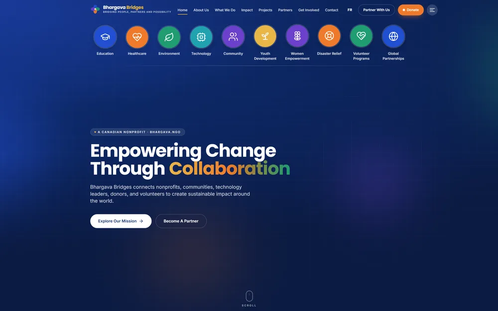 The NGO Project homepage